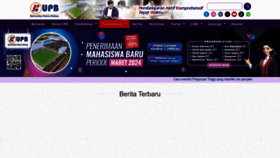 What Upbatam.ac.id website looks like in 2024 