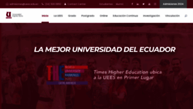 What Uees.edu.ec website looks like in 2024 