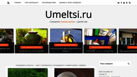 What Umeltsi.ru website looks like in 2024 