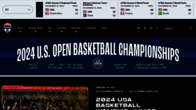 What Usabasketball.com website looks like in 2024 