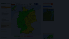 What Unwetterzentrale.de website looked like in 2024 (1 year ago)