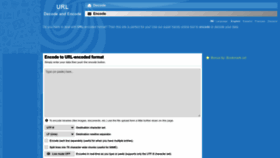 What Urlencoder.org website looked like in 2024 (1 year ago)