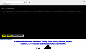 What Uk-piano.org website looks like in 2024 