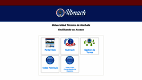 What Utmachala.edu.ec website looks like in 2024 