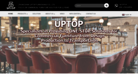What Uptopchair.com website looks like in 2024 