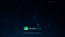 What Uploadhaven.com website looks like in 2024 