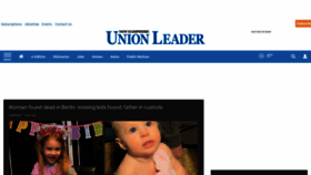 What Unionleader.com website looks like in 2024 