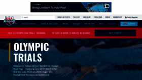 What Usaswimming.org website looks like in 2024 