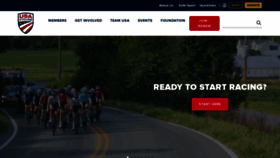 What Usacycling.org website looks like in 2024 