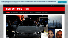 What Unternehmen-heute.de website looks like in 2024 