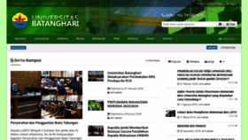What Unbari.ac.id website looked like in 2024 (1 year ago)