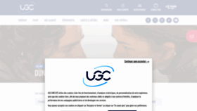 What Ugc.fr website looks like in 2024 