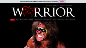 What Ultimatewarrior.com website looks like in 2024 