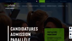 What Unilasalle.fr website looks like in 2024 