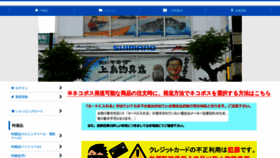 What Ueshima-tsurigu.com website looks like in 2024 