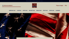 What United-states-flag.com website looks like in 2024 