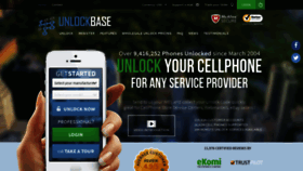 What Unlockbase.com website looks like in 2024 