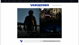 What Ukrinform.net website looks like in 2024 