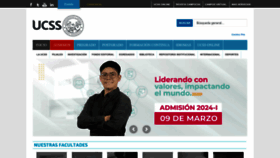 What Ucss.edu.pe website looked like in 2024 (1 year ago)