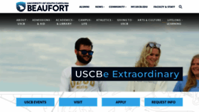 What Uscb.edu website looks like in 2024 