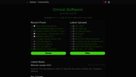 What Unrealsoftware.de website looks like in 2024 