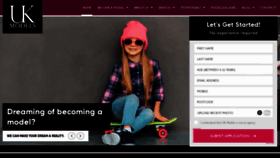 What Ukmodels.co.uk website looks like in 2024 