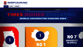 What Ucc.edu.gh website looks like in 2024 