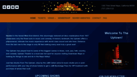 What Uptowntheatrenapa.com website looks like in 2024 