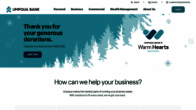 What Umpquabank.com website looks like in 2024 
