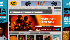 What Ucicinemas.com.br website looks like in 2024 