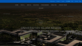 What Uin-malang.ac.id website looks like in 2024 