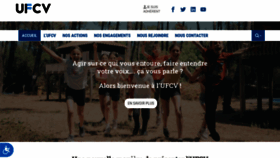 What Ufcv.fr website looks like in 2024 