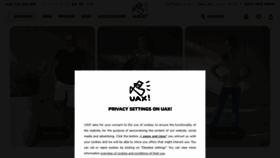 What Uax.cz website looks like in 2024 