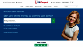 What Uk-cheapest.co.uk website looks like in 2024 