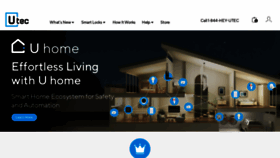 What U-tec.com website looked like in 2024 (1 year ago)