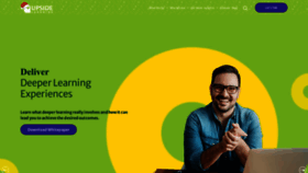 What Upsidelearning.com website looks like in 2024 