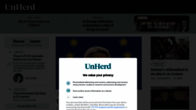 What Unherd.com website looks like in 2024 