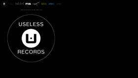 What Uselessrecords.com website looks like in 2024 