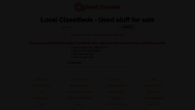 What Used.forsale website looks like in 2024 