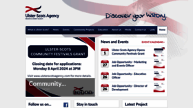 What Ulsterscotsagency.com website looks like in 2024 