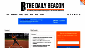 What Utdailybeacon.com website looks like in 2024 