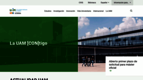 What Uam.es website looks like in 2024 