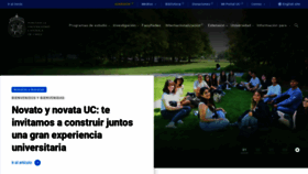 What Uc.cl website looks like in 2024 