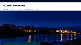 What Ucsb.edu website looked like in 2024 (2 years ago)