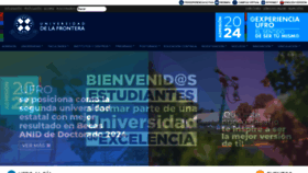 What Ufro.cl website looks like in 2024 