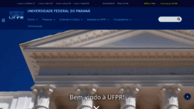 What Ufpr.br website looks like in 2024 