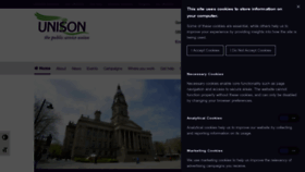 What Unison.org.uk website looks like in 2024 