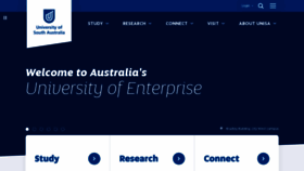 What Unisa.edu.au website looks like in 2024 
