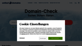 What United-domains.de website looked like in 2024 (1 year ago)