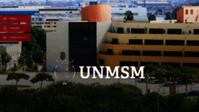 What Unmsm.edu.pe website looks like in 2024 